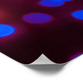 Poster Blurred glittering christmas lights. Blurred abstr (Coin)