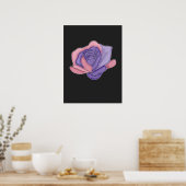 Poster Blush and Bloom Rose (Cuisine)