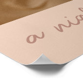 Poster Blush Birthday Party Photo Welcome (Coin)