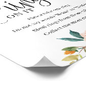 Poster Blush bordeaux marigold mettre une bague sur elle (Coin)