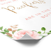 Poster Blush citrouille floral deviner combien de pacific (Coin)