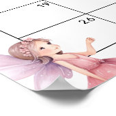 Poster Blush Fleur sauvage Fairy Princess devine la date  (Coin)