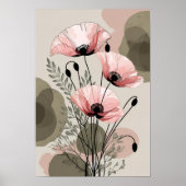 Poster Blush & Ink Botaniques (Devant)