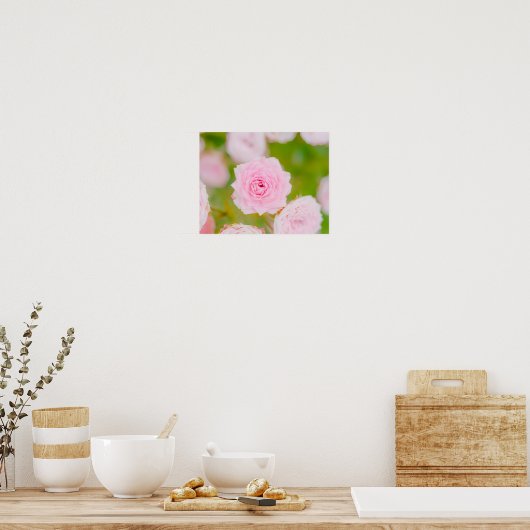 Poster Blushing Petals (Cuisine)