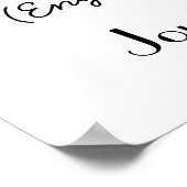 Poster Blysse Origine Anglaise Avec Signification En Blan (Coin)