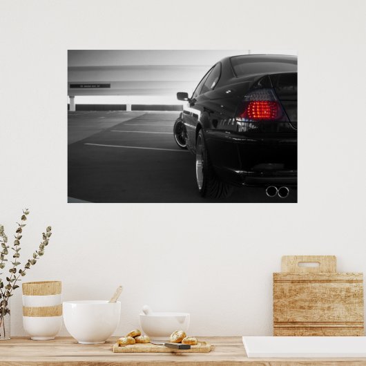 POSTER BMW E46 (Cuisine)