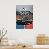 POSTER BMW X6 (Cuisine)