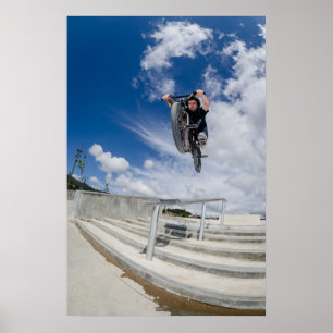 Poster Bmx big air jump