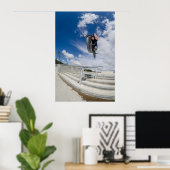 Poster Bmx big air saut (Bureau à domicile)