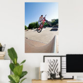 Poster BMX Bike Stunt barre (Bureau à domicile)