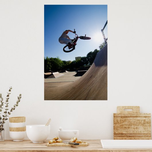 Poster BMX Bike Stunt barre (Cuisine)