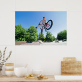 Poster BMX Bike Stunt queue whip (Cuisine)