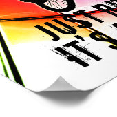 Poster BMX en lignes et cercles Tout est bon (Coin)