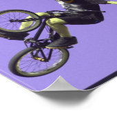 Poster BMX Extreme Pop Art, Copyright Karen J Williams (Coin)