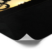 Poster BMX freestyler saut cascade (Coin)