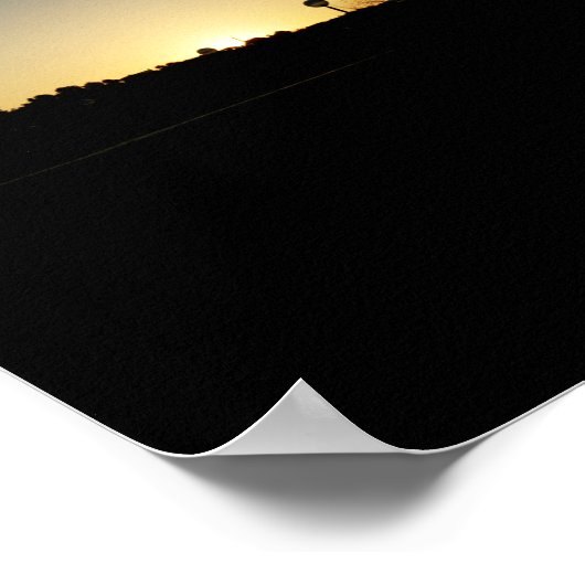 Poster BMX saut de rue cascade (Coin)