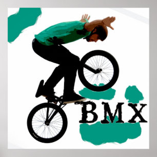 Poster BMX Soaring, Copyright Karen J Williams