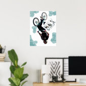 Poster BMX Splash, Copyright Karen J Williams (Bureau à domicile)