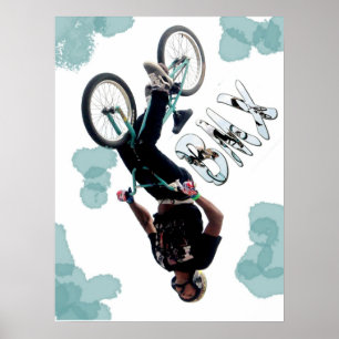 Poster BMX Splash, Copyright Karen J Williams