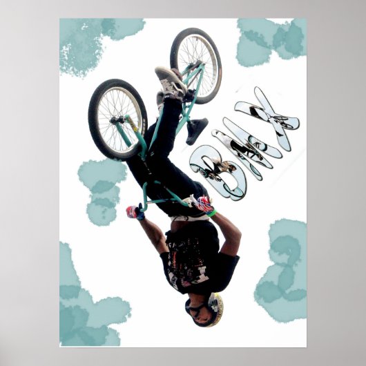 Poster BMX Splash, Copyright Karen J Williams (Devant)