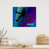 Poster BMX sur le marqueur de film fractal (Cuisine)