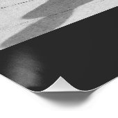 Poster bmx vélo grunge noir blanc photo (Coin)