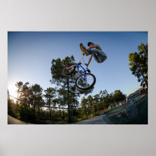 Poster BMX Vélo Stunt peut-être
