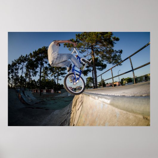 Poster BMX Vélo Stunt tap (Devant)