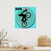 Poster BMX Vortex, Copyright Karen J Williams (Cuisine)