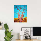 Poster Boab Trees (Bureau à domicile)