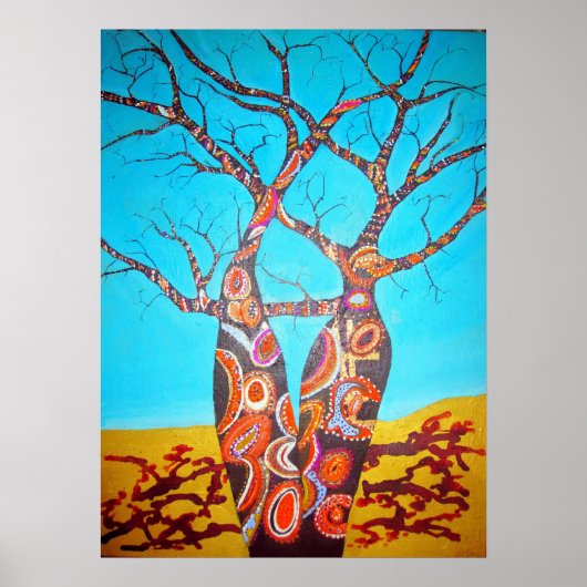 Poster Boab Trees (Devant)