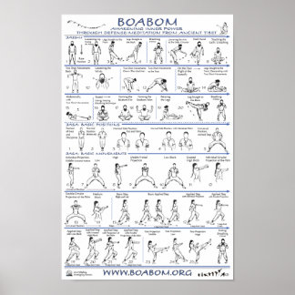 Poster Boabom : Défense-Méditation du Tibet antique