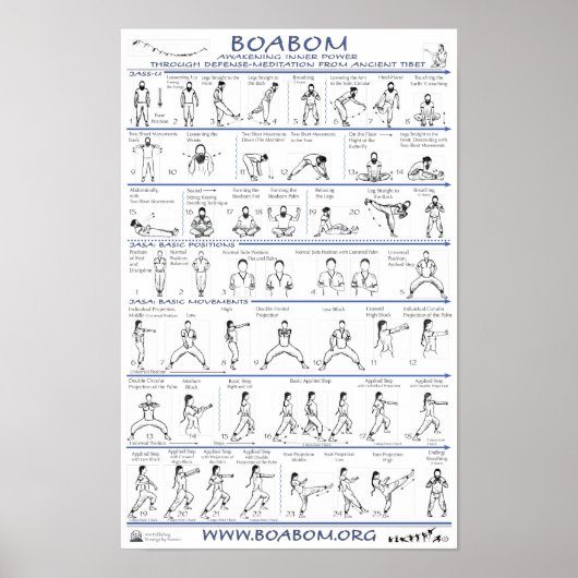 Poster Boabom : Défense-Méditation du Tibet antique (Devant)