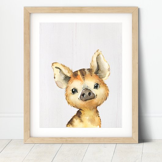 Poster Boar Woodland Nursery Art Imprimer