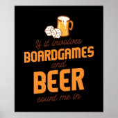 Poster Boardgames et Beer (Devant)