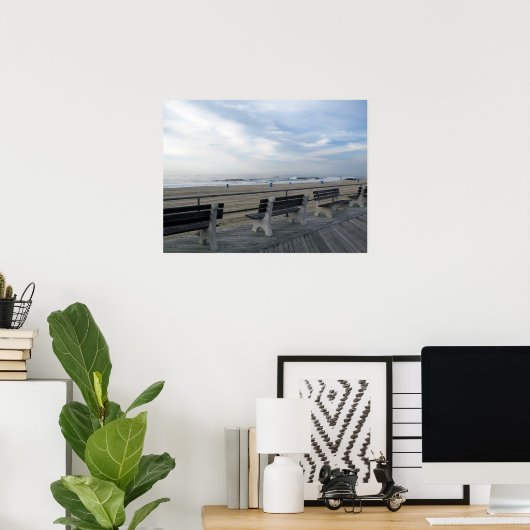 Poster Boardwalk d'Asbury Park (Bureau à domicile)