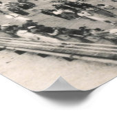 Poster Boardwalk Scene, Asbury Park, NJ 1930, Vintage (Coin)