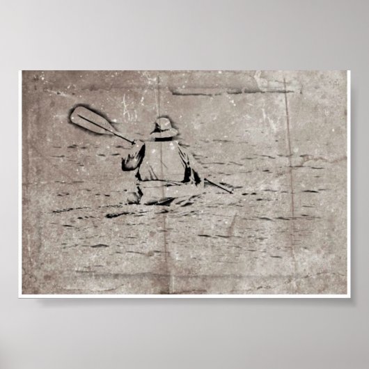 Poster Boat Man (Devant)