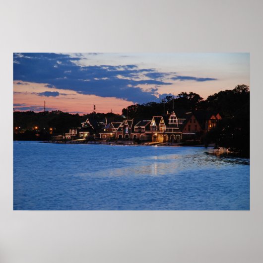 Poster Boathouse Row (Devant)