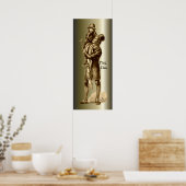 Poster Bob Cratchit et Tiny Tim Christmas Carol (Cuisine)