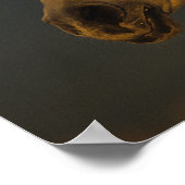 Poster Bob Langrish | Casque arabe gris au coucher du sol (Coin)