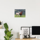 Poster Bob Langrish | Welsh Pony Mare and Foie Standing (Bureau à domicile)