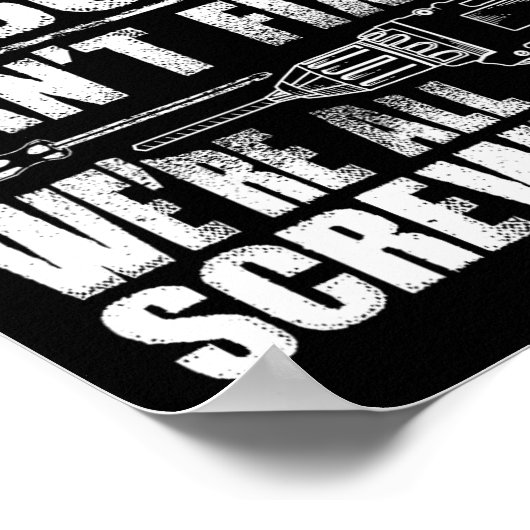 Poster Bob Nom Cadeau Réparez ça drôle Anniversaire Perso (Coin)