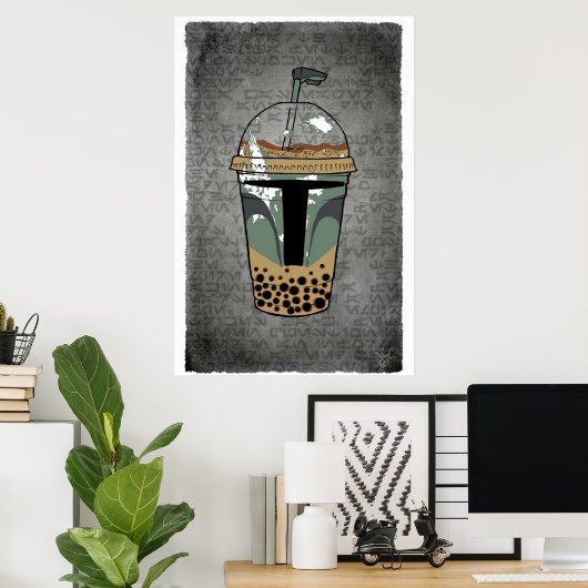Poster Boba Tea (Bureau à domicile)