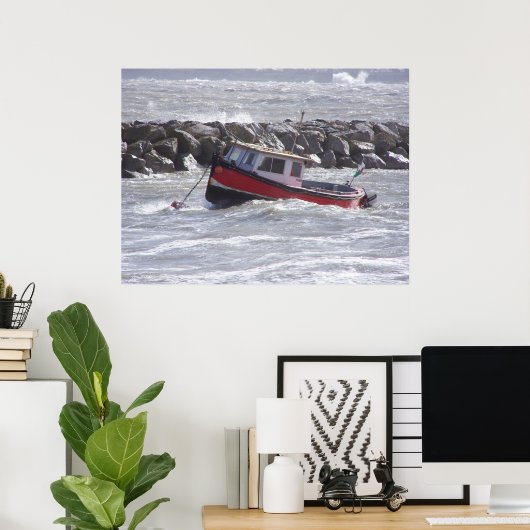 POSTER BOBBING BOAT. (Bureau à domicile)