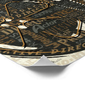 Poster bobine de film vintage (Coin)