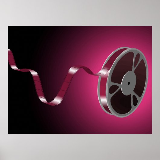 Poster bobine de film volante (Devant)