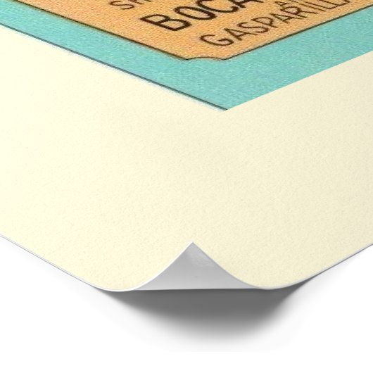 Poster Boca Grande Floride 20x28 (Coin)