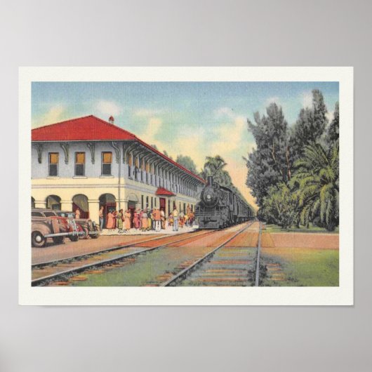 Poster Boca Grande Railroad Station (Devant)