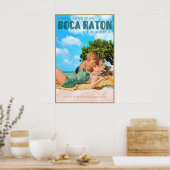 Poster Boca Raton Floride Marilyn Monroe John Kennedy (Cuisine)